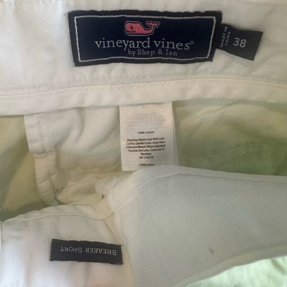 Vineyard Vines Breaker Short Chino Shorts Neon Yellow Green 38 Men's 7" - Picture 4 of 6
